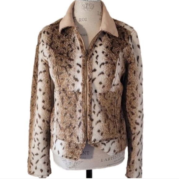 Faux Fur Suede Reversalable Fall Winter jacket - Picture 4 of 12